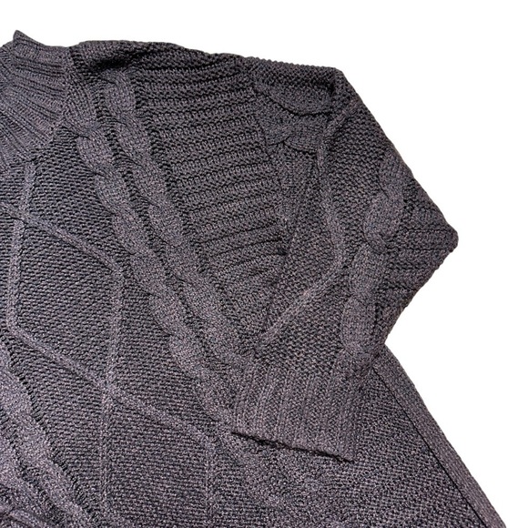 Anthropologie Amandi Chocolate Brown Long Sleeve Sweater Dress Womens US S - Picture 3 of 10